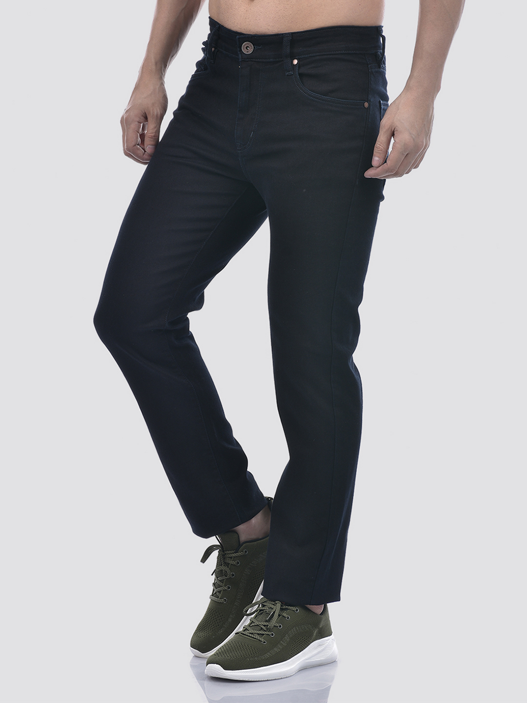 Numero Uno Men SOLID Dark Blue Jeans